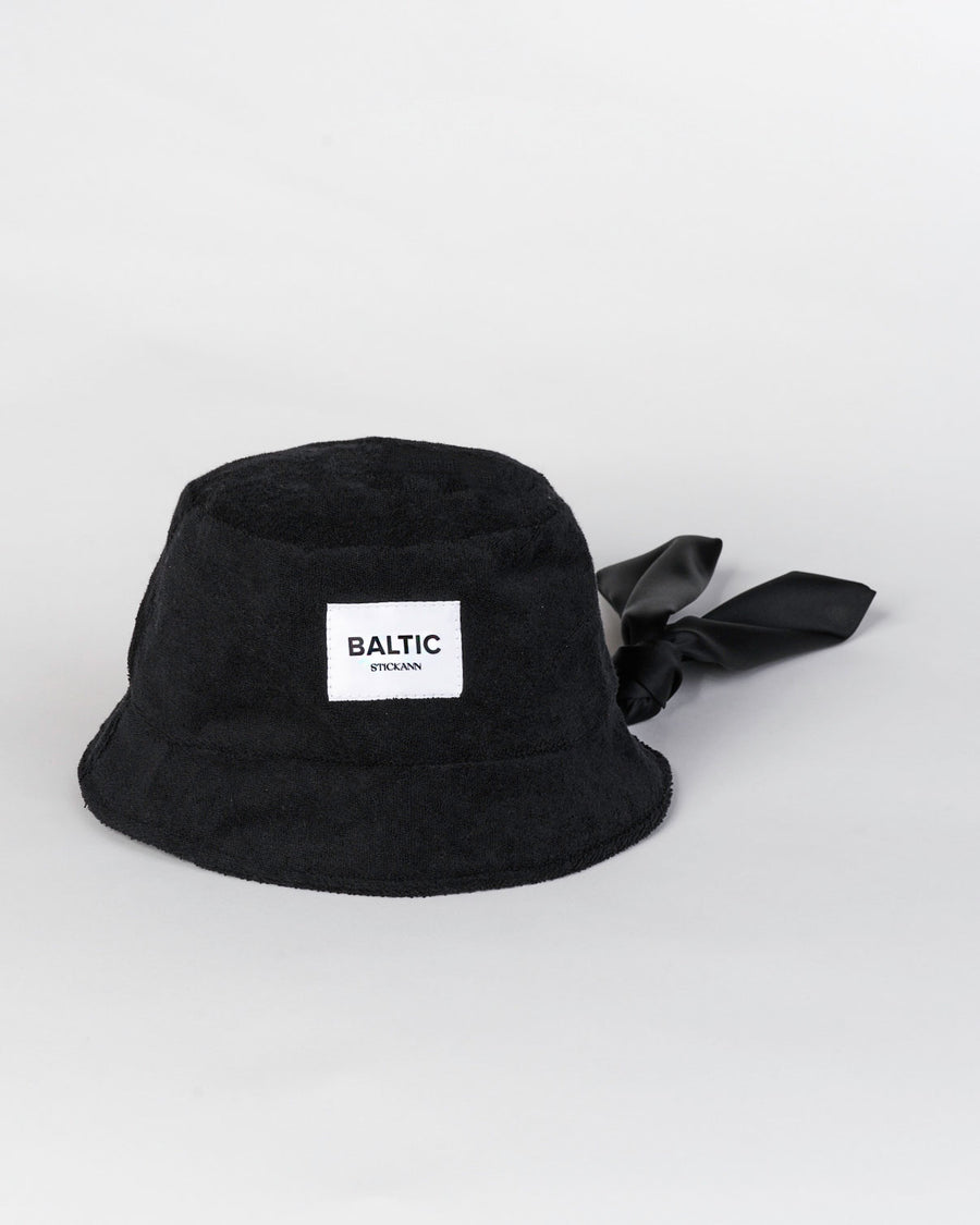 Frottee Bucket Hat Black